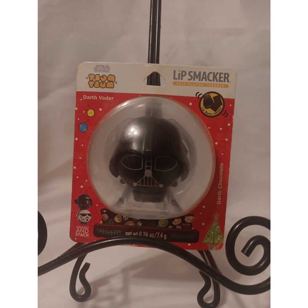 New Disney Emoji Lip Smacker Balm Collectible Darth Vader Darth Chocolate NIP
